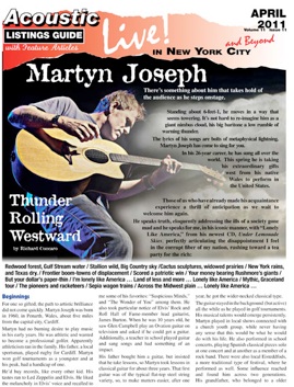 Martyn Joseph There’s something about him that takes hold of the